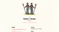 Desktop Screenshot of farmerandfarmer.org