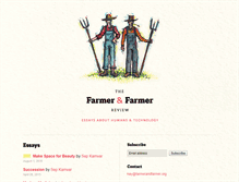 Tablet Screenshot of farmerandfarmer.org